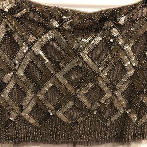 Musani Couture Beaded Mini Skirt